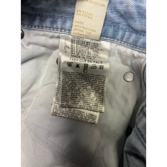 Diesel Thavar Slim Skinny Jean W28 L32 Distressed Light Wash Mens Streetwear Y2k - Picture 7 of 12